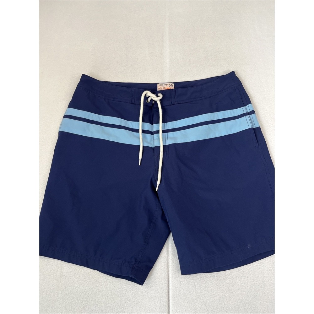 J.Crew Shorts Mens 34 Navy Blue Flex Swimwear Swim Trunks Mesh Lot of 2 - Picture 2 of 7